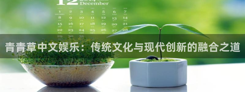 南宫大舞台：青青草中文娱乐：传统文化与现代创新的融合之道