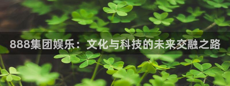 南宫大舞台官网入口：888集团娱乐：文化与科技的未来交融之路
