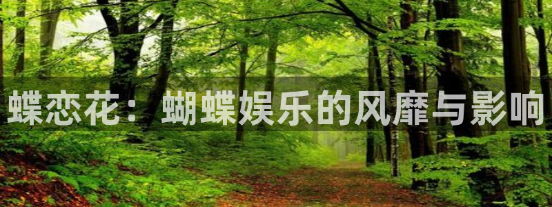 NG大舞台：蝶恋花：蝴蝶娱乐的风靡与影响